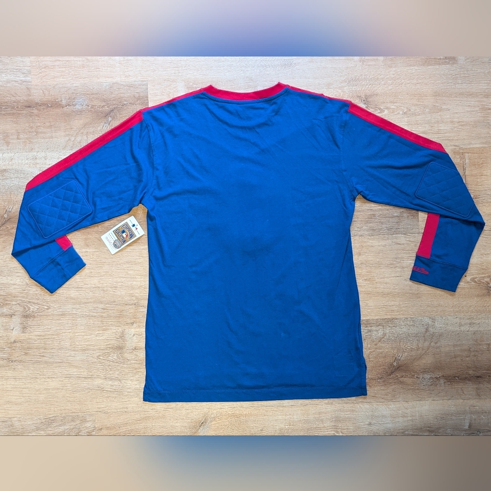 Mitchell & Ness Cooperstown Men's Chicago Cubs Long Sleeve Crew Neck XL - Picture 3 of 8